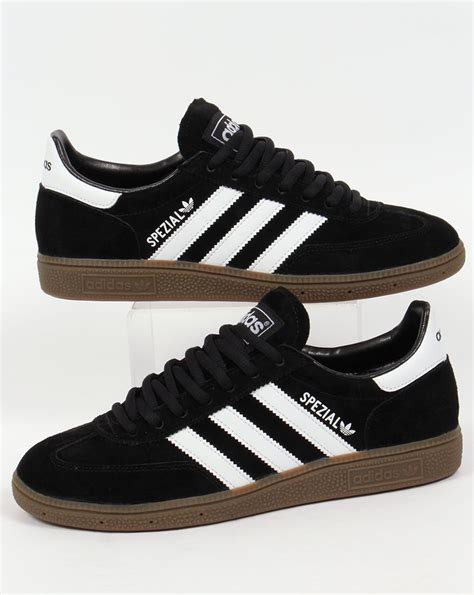 black adidas spezial trainers|Adidas black and white spezials.